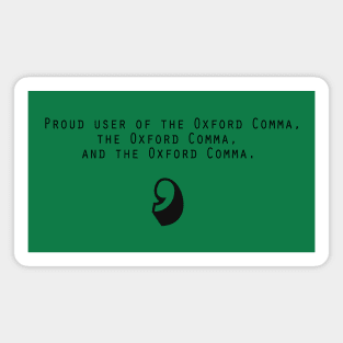Oxford Comma Magnet
